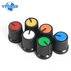 30pcs Linear Potentiometer Knobs 6 Colors 15x15x6mm For Volume Potentiometer