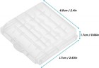 6 Pcs Aa Aaa Battery Storage Case Holder Box Plastic Organizer Cover Protective