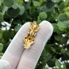 1950s Painted Metal Cat Brooch Vintage Enamel Pin Lapel Hat Badge Collectible