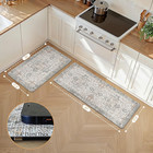 Kitchen Mats For Floor 2pcs  Washable Anti Fatigue Mat For Cushioned  17 3 x47  