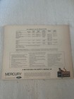 Original 1972 Mercury Full Line 24pg Dealer Brochure Cougar Comet Marquis