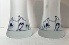 2 Vintage Erdinger Weissbier Frosted Football Soccer Beer Glasses 15 16 0 5l