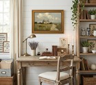 Vintage Gold Frame Countryside Farmhouse Canvas Wall Art Vintage Outskirts Co   