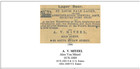  1285 Alex Von Mitzel Baltimore Anheuser Busch Beer Bottle 1878-83 Civil War