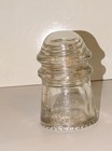 Hemingray No 9 Clear Glass Insulator Made In Usa  Vintage Collectible