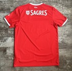 Official Benfica Emirates Replica Soccer Jersey - Red Home Kit - Adidas - Large
