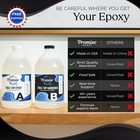 Promise Epoxy Resin Kit 2 G Crystal Clear Self Leveling Food Safe Table Top