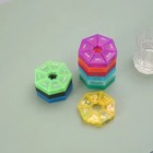Round 7 Day Pill Box Organizer For Medicine Travel Case Holder Weekly