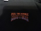 Hooters 2x  2- Sided T-shirt No Tags  Theme  Motorcycle woman  feel The Rumble 