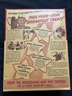 Vintage Post Toasties Cereal Box  1941 