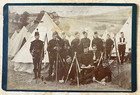 Rare   British Army Royal Engineer Corps Telegraph Battalion Squad 1885 Photo