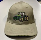 John Deere Vtg Y2k 2004 Tractor Logo Bader Bros Strapback Cap