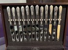 1847 Rogers Bros Vintage Silver Plate 1957 Adoration 91-pc Flatware Set For 12