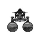 3 5x Dental Binocular Loups With Metal Clip Clip-on Magnifying Loupes Us Stock