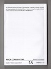 Nikon D850 Genuine Camera Instruction Book   Manual   User Guide In English