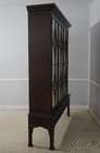 68576  Hickory White Chippendale Style Large China Curio Cabinet