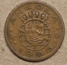 Angola Portugal 50 Centavos 1955 Key Date Rare