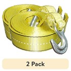 2 Inch X 30 Foot Reflective Tow Strap With Forged Hooks 4000 Lb Wll