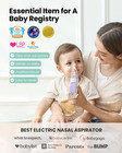 Nasal Aspirator For Baby Electric Baby Nose Sucker Automatic Nose Cleaner Purple