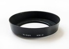 Lot Of 2 Genuine Vtg Nikon Metal Lens Hood Shades  Hn-2 And Hk-2  Japan  Nikon F