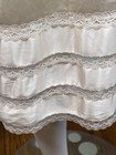 Adonna Vintage Full Nylon Slip Lace  Hem Size 42 Tan  Sexy Lingerie Dress