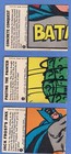 Batman 1966 Topps Blue Bat Vintage 3 Cards  26-27-28