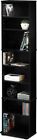 Multimedia Storage Cabinet Dvd Rack Book Shelf Organizer Tower Stand Audio