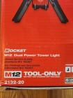 Milwaukee 2132-20 M12 Rocket Tower Light Dual Power Cordless   Corded 1 400 Lm