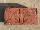 Vintage  excellent Condition  el Reno  sidewalk Brick    el Reno  Oklahoma