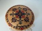 Vintage Romanian Folk Art Box With Lid 