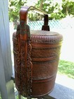 3-tier Japanese  chinese Asian Wedding Basket Woven Wicker Rattan Bamboo Cane