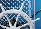 36  Wooden Ship Wheel Collectible Maritime Nautical Boat Steering Wall D  cor