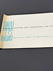 General Motors Vintage 1959 Car Suggested Retail Price List