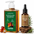 Hair Growth Set - Batana Oil Shampoo   Treatment  Reduces Hair Loss  Nourishing