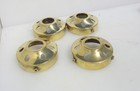 Vintage Brass Ceiling Light Shade Holder Bracket Old Lantern Gallery 3 w -  6each