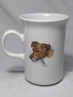 Terrier Mug Louise Wood Aldridge England Rat Terrier Hunting Dog Vintage 