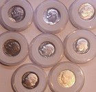 1959 To 2011 Roosevelt Proof Silver Dimes  