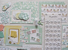 Scrapbooking Journal Card Kit Photo Mats Stickers Embellishments 300   Pieces