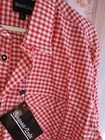 Sz lg German Style Men s Shirt trachten  Red  Oktoberfest germany Lederhosen