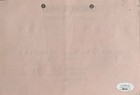 Mike Allsup Signed 1981 Cash Receipt  three Dog Night Guitarist Legend  jsa Cert