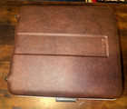 Vintage 1960s Ever-wear Trav-l-bar Executair Portable Cocktail Bar Set Brown Mcm
