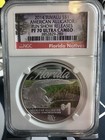 2014 Tuvalu  1 American Alligator Pf70 Ucam Ngc Fun Show 1 Oz Silver