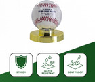 Clear Acrylic Gold Base Baseball Display Case Holder