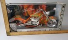 Arlen Ness Toy Zone Iron Legend Die-cast 1 6 Motorcycle Bobber Orange W  Flames
