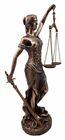 La Justica Lady Justice Statue 12  Height Figurine Greek Goddess Bronze Finish