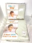 Trend Lab Crib Rail Coverings 2 Sets Long   Short Light Blue New In Packages
