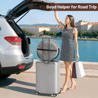 Cowboy Hat Box For Travel And Storage 16 5 Gray