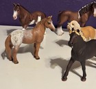 Schleich Horses Colts Pony Lot Of 9 Figures Some Retired Rare