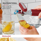Heavy-duty Commercial Manual Crank Can Openers rubber-coated Long Handles