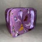 Disney Store Lunch Bag Purple Glitter Dogs Max  Lady  Patch  Dug  Bolt  Winston